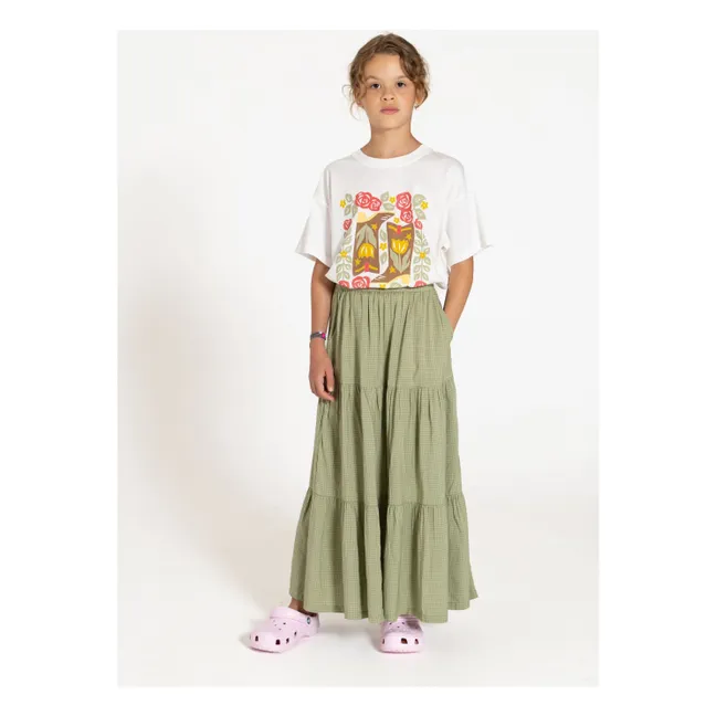 T-shirt Luna Bottes Coton Bio | Blanc