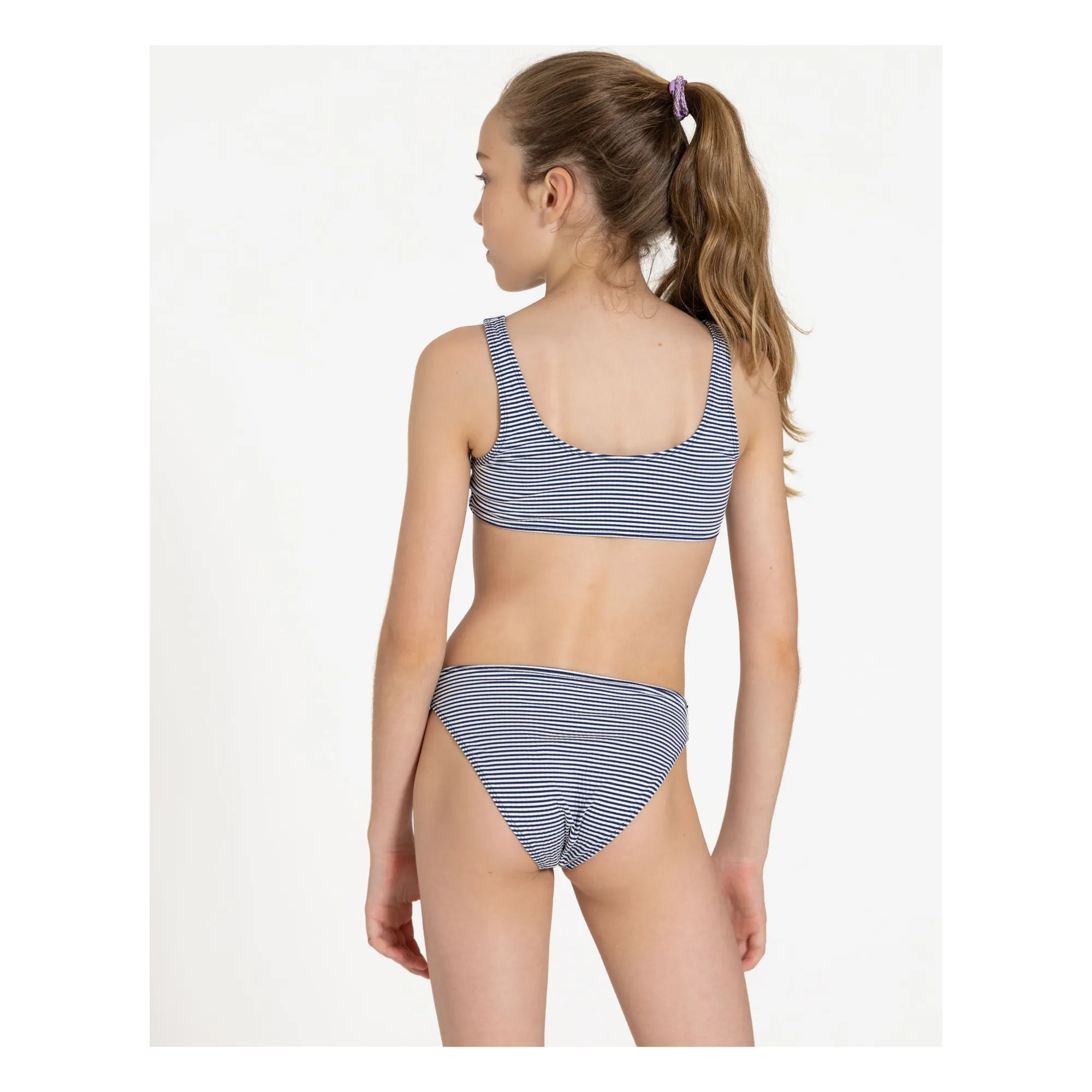 Maillot de Bain Loan Rayé | Bleu marine- Image produit n°4