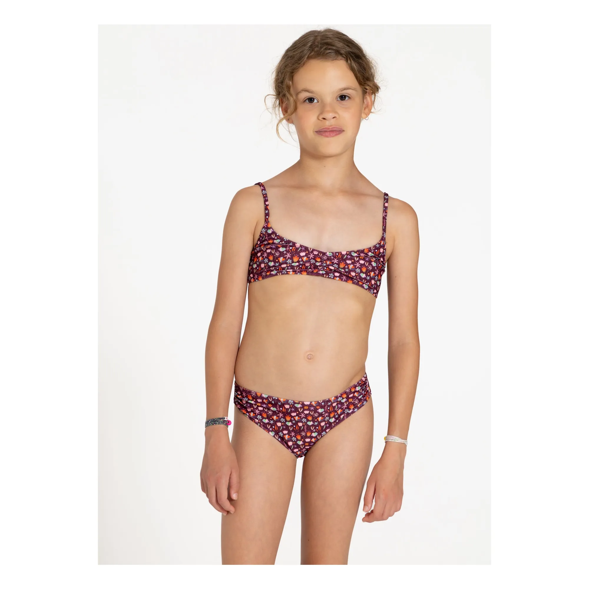 Maillot de Bain Sway Fleuri | Violine- Image produit n°1