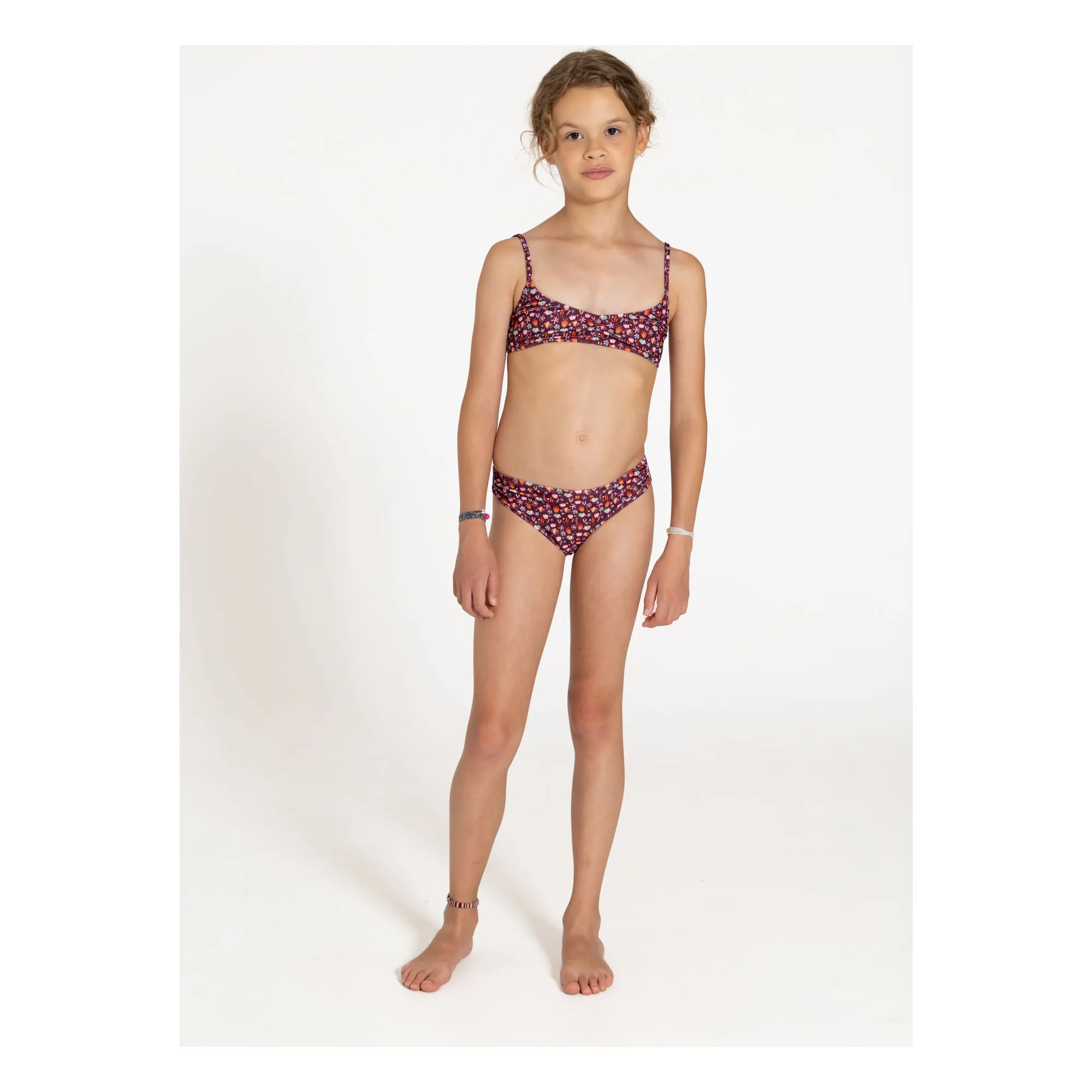 Maillot de Bain Sway Fleuri | Violine- Image produit n°2