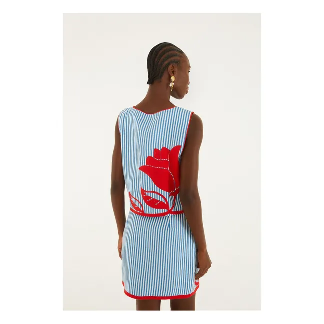 Jupe Rayures Sky Lin | Bleu marine