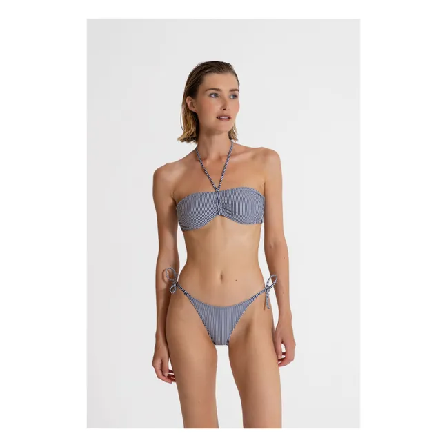 Haut de Maillot Abbie Rayé | Bleu marine