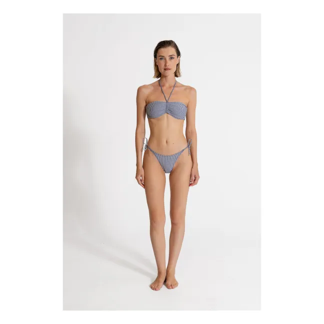 Haut de Maillot Abbie Rayé | Bleu marine