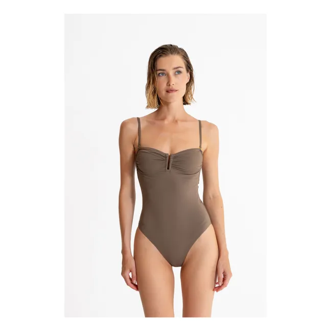 Maillot de Bain Annabelle | Marron glacé