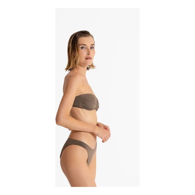Haut de Maillot Brooke | Marron glacé