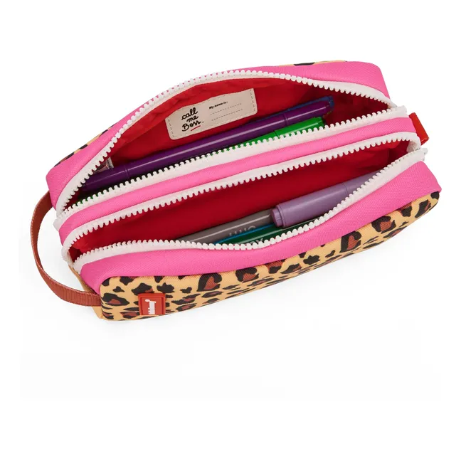 Trousse Leopard | Marron