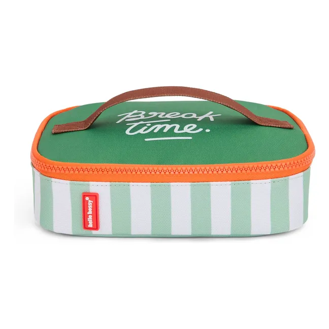 Striped Isothermal Snack-Box | Green