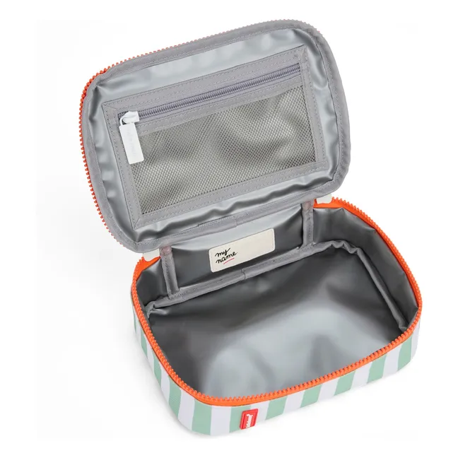 Striped Isothermal Snack-Box | Green