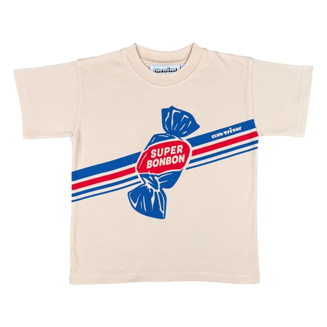 T-shirt Super Bonbon | Crème