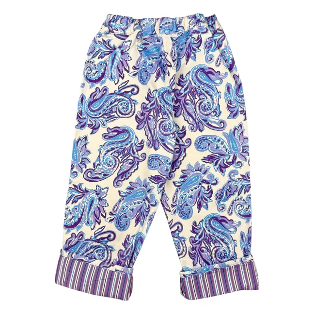 Pantalon Evolutif Purple Paisley | Violet