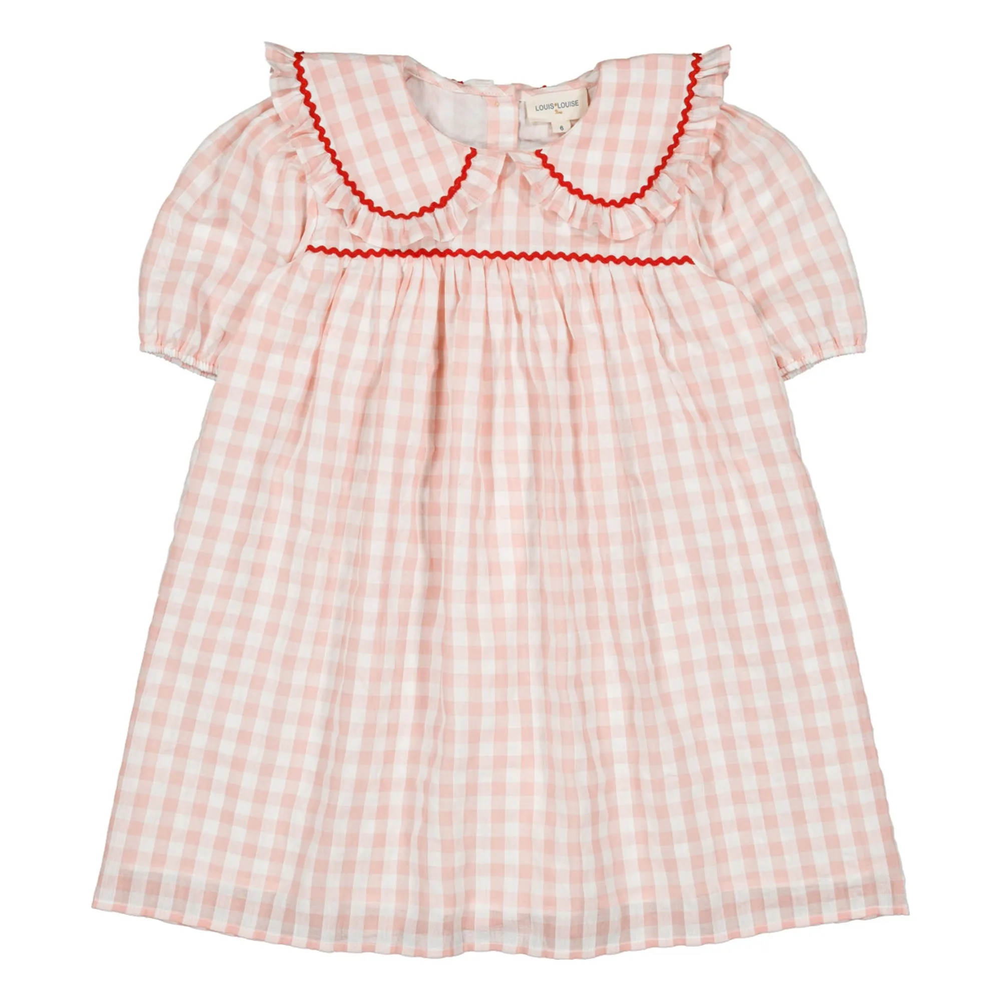 Robe Henrietta Vichy | Avoine- Image produit n°0
