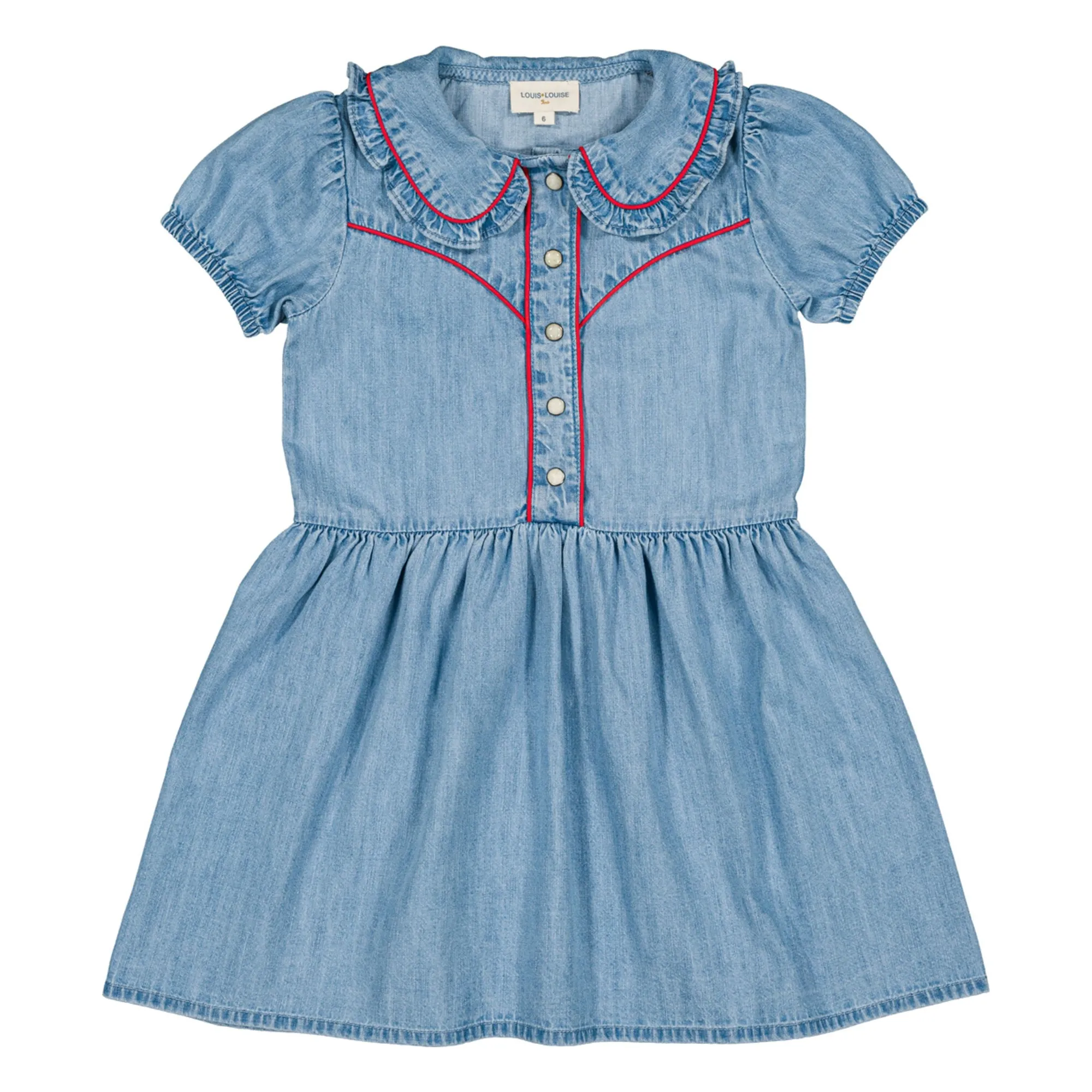 Robe Calamity Denim | Bleu Clair- Image produit n°0
