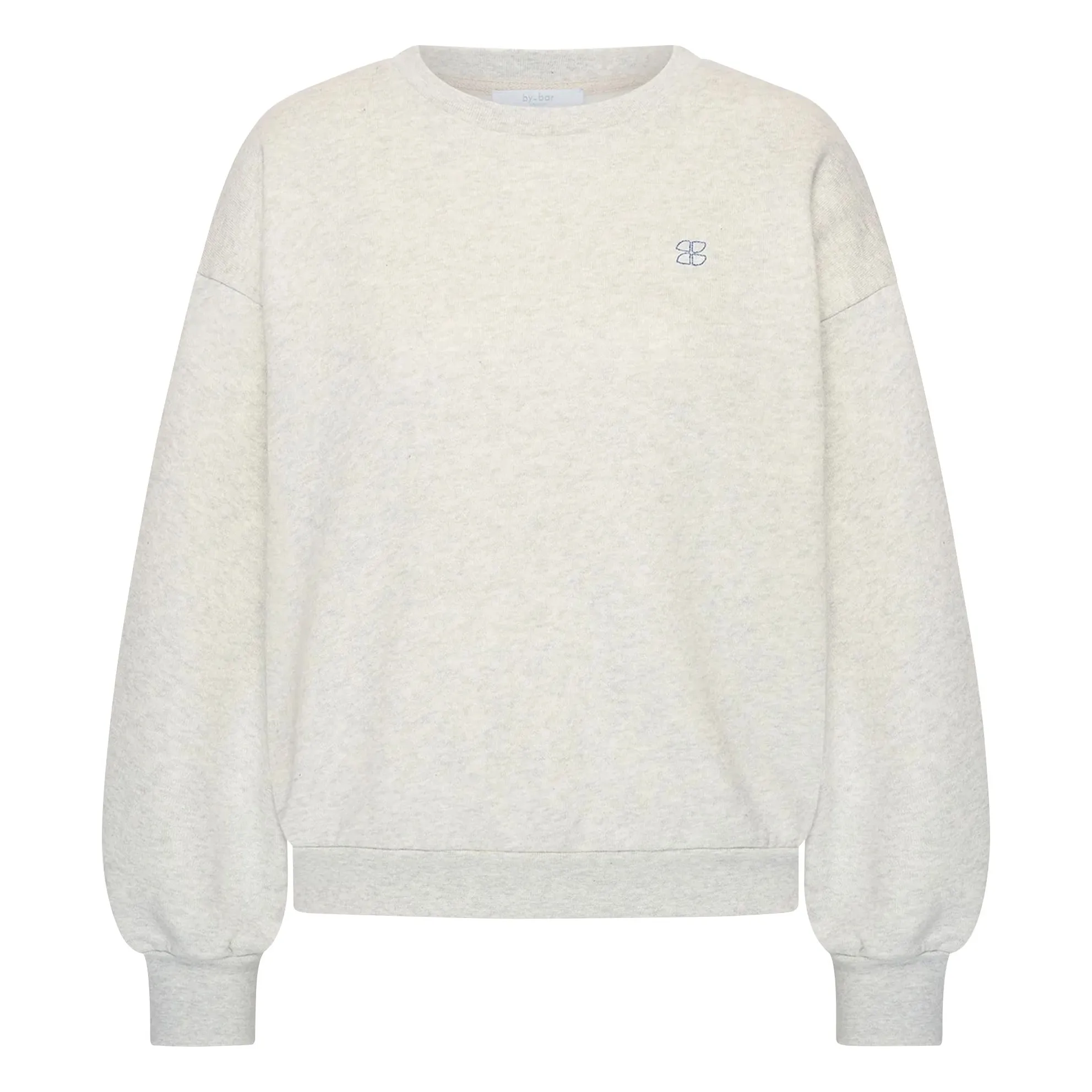 Sweat Lili Amor Coton Bio | Gris chiné- Image produit n°0