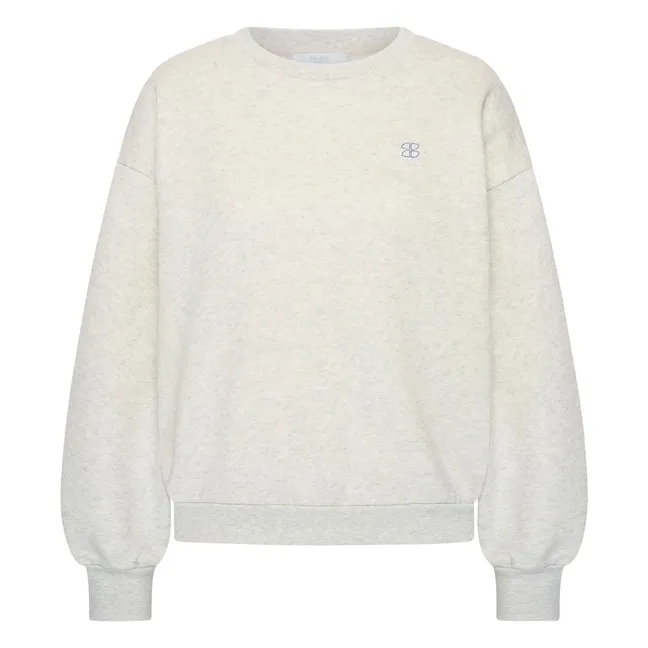 Sudadera de algodón orgánico Lili Amor | Gris Jaspeado