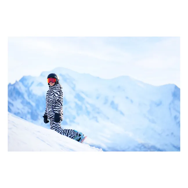 Pearson Skijacke Zebra | Schwarz
