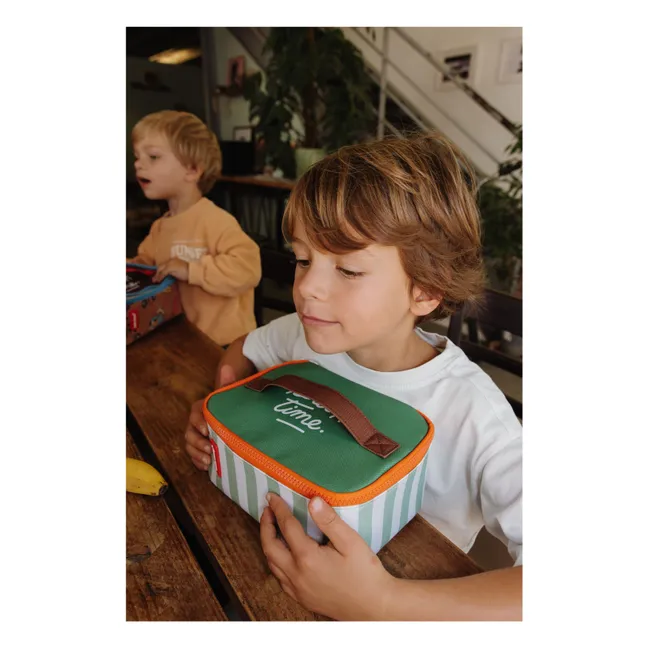 Lunch-Box Isotherme Rayée  | Green