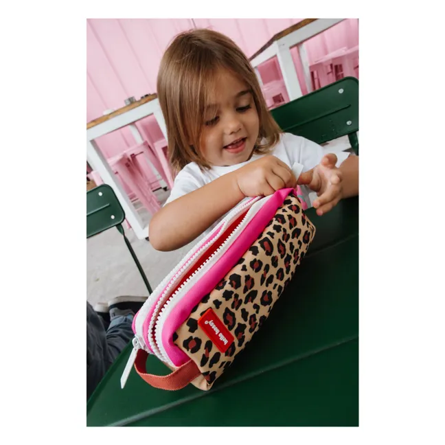Trousse Leopard | Marron
