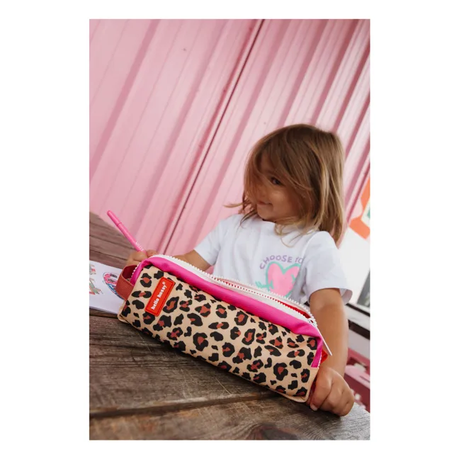 Trousse Leopard | Marron