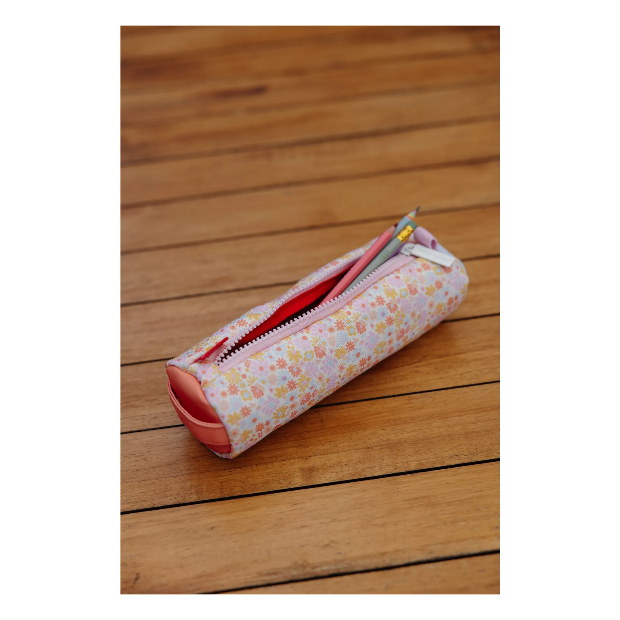 Trousse Retro Flowers  | Rose- Image produit n°1