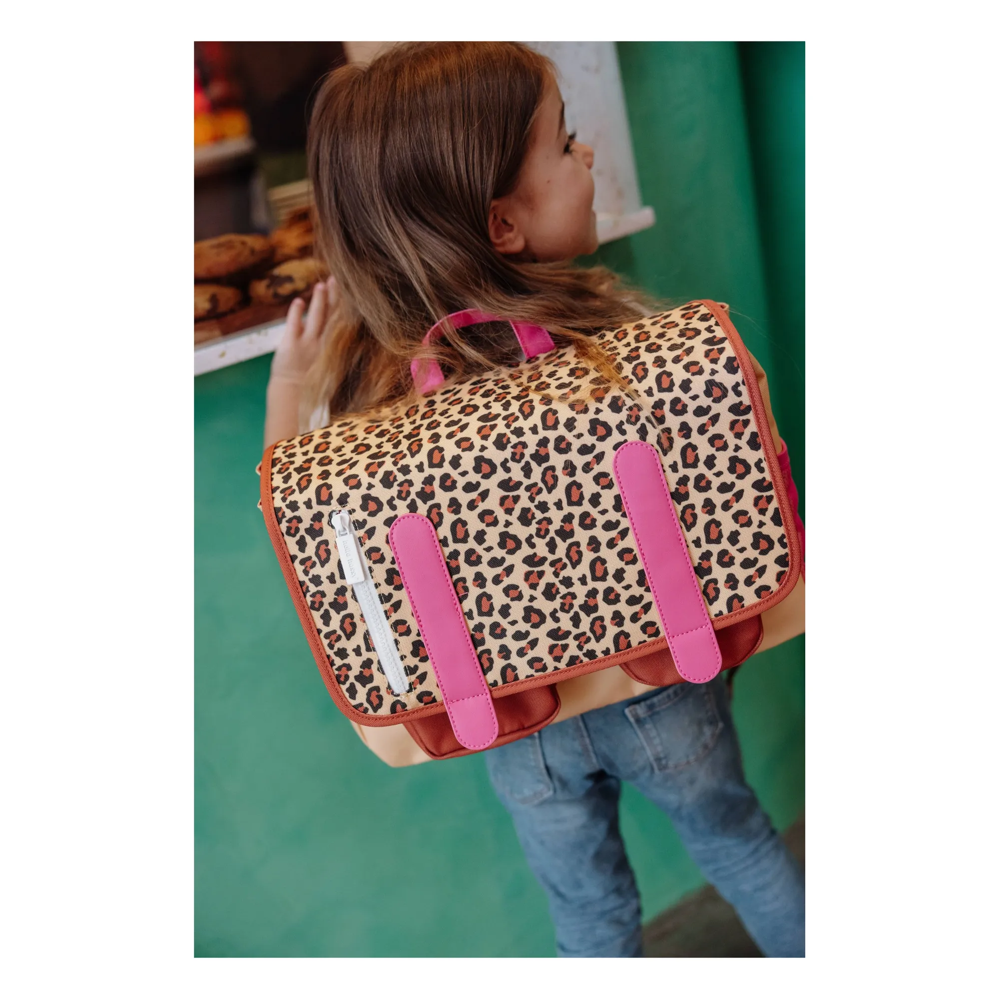 Cartable Leopard | Marron- Image produit n°2