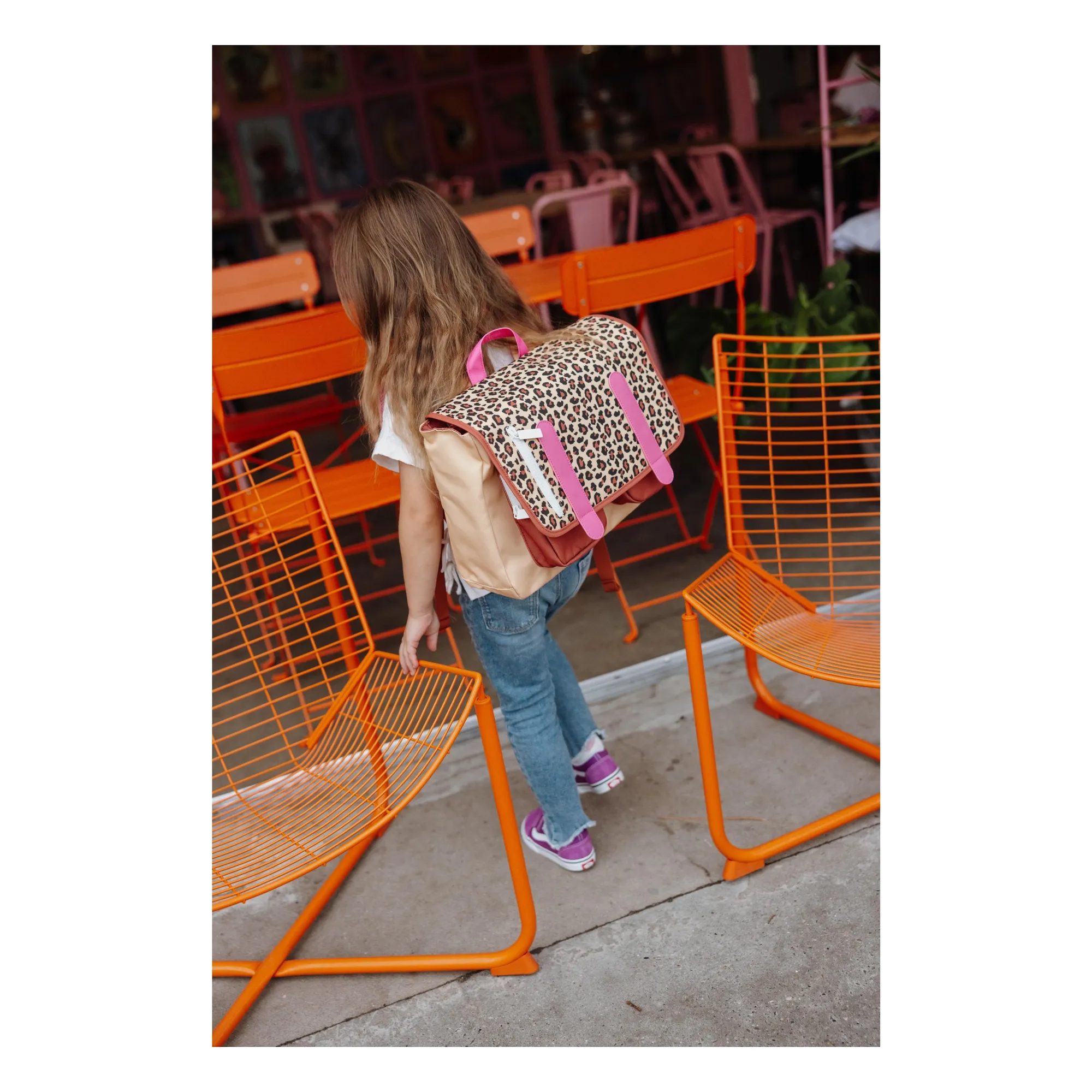 Cartable Leopard | Marron- Image produit n°8