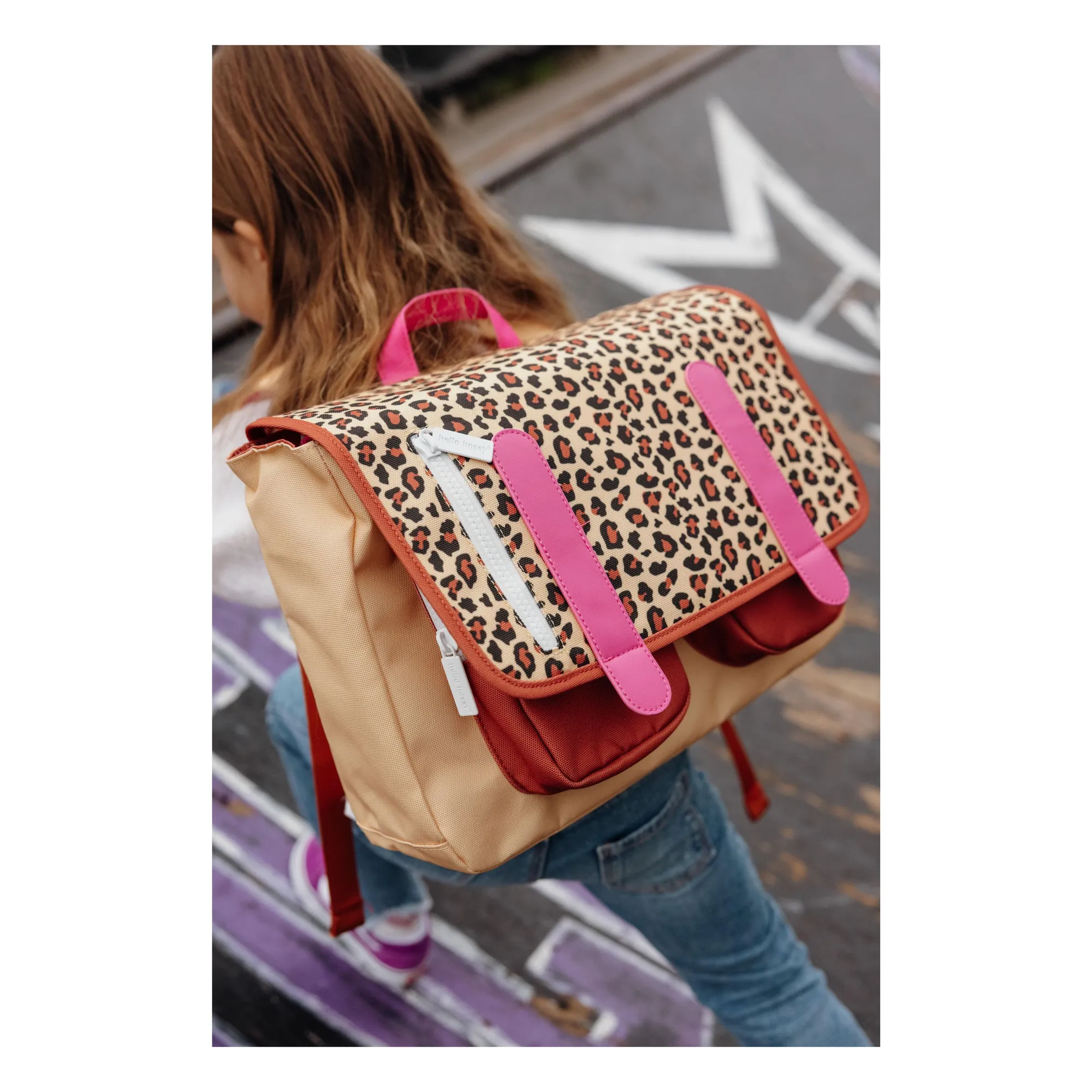 Cartable Leopard | Marron- Image produit n°11