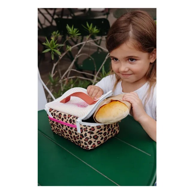 Lunch-Box Isotherme Mini Leopard | Brown