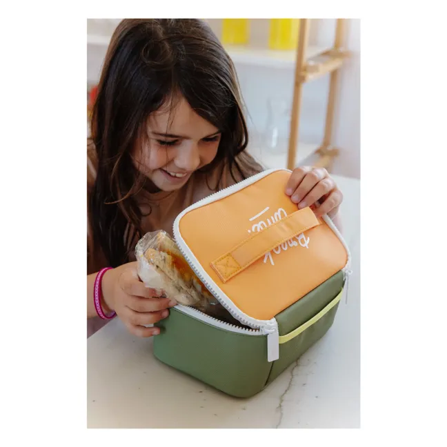 Lunch-Box Isotherme Mini Safari | Vert kaki