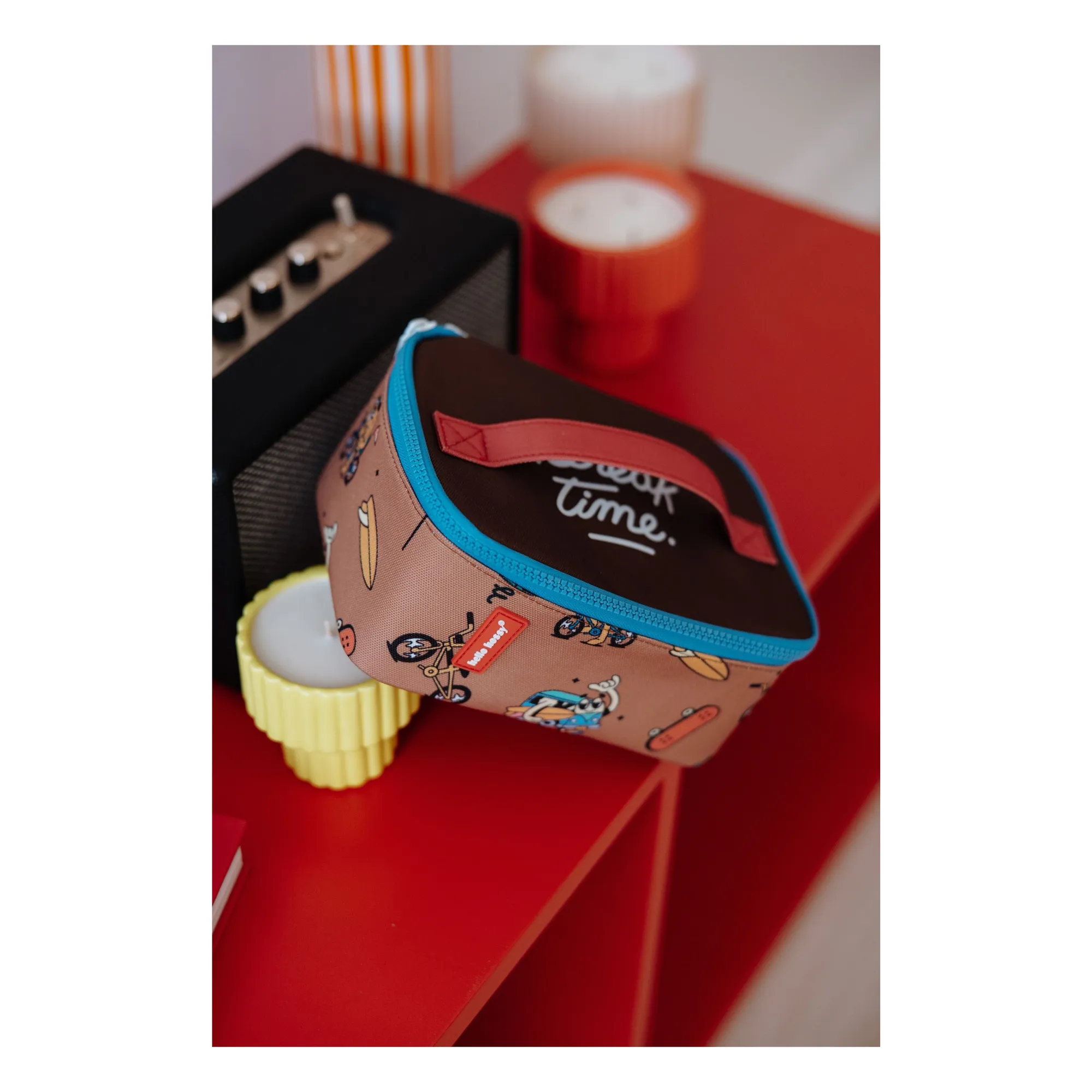 Lunch-Box Isotherme Mascots Ride | Marron- Image produit n°6
