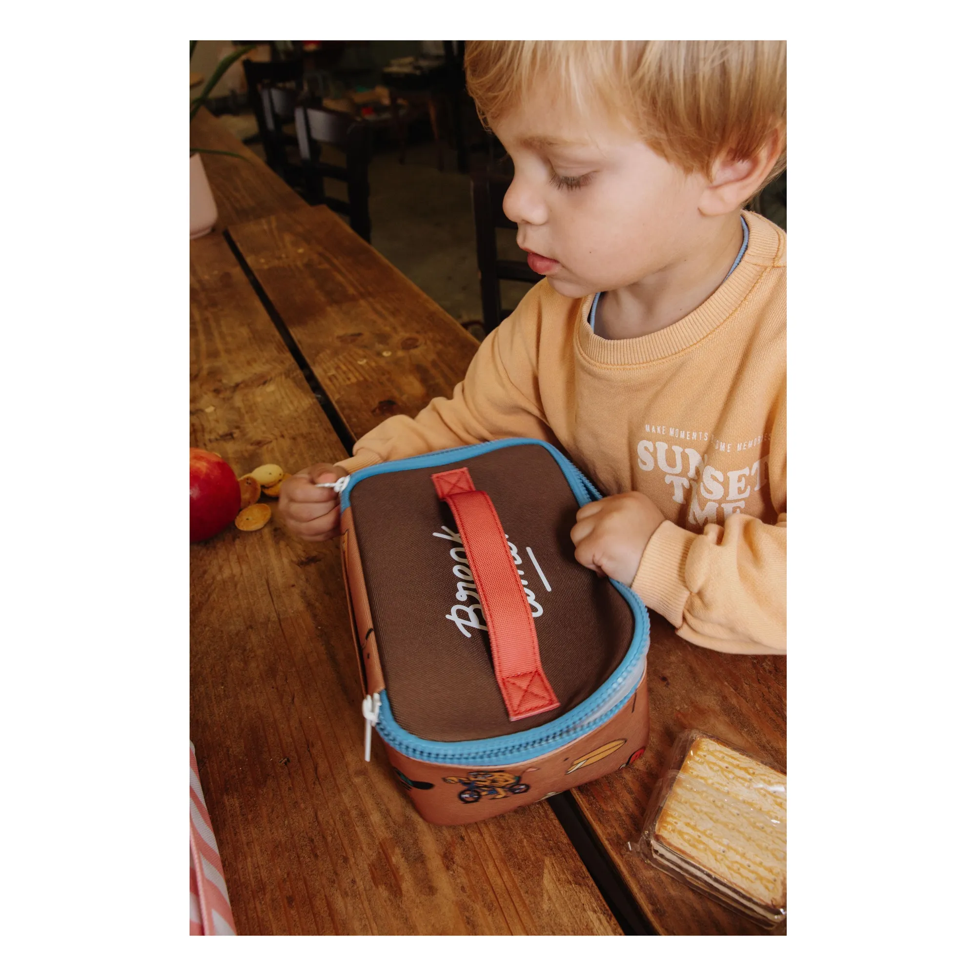 Lunch-Box Isotherme Mascots Ride | Marron- Image produit n°7