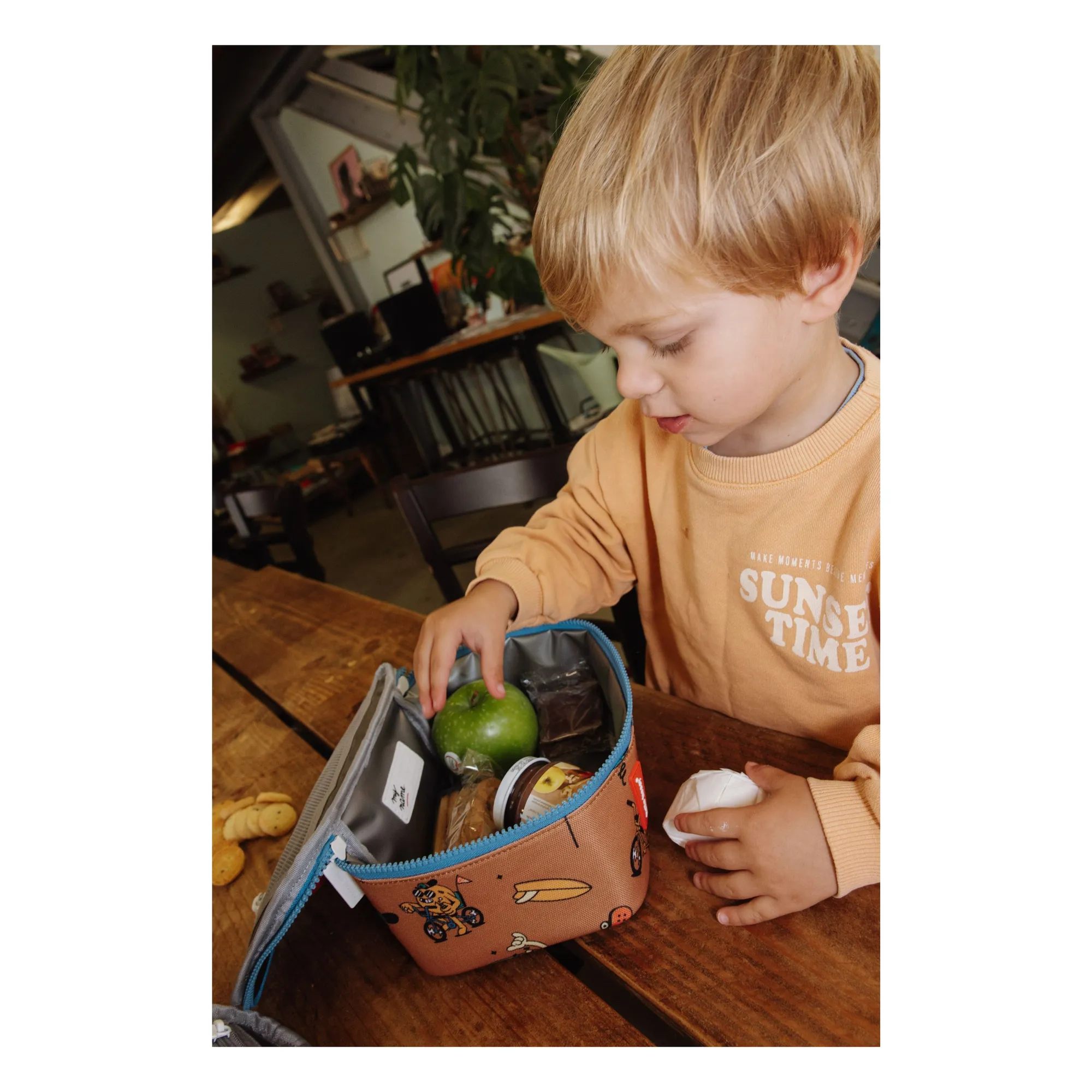 Lunch-Box Isotherme Mascots Ride | Marron- Image produit n°2