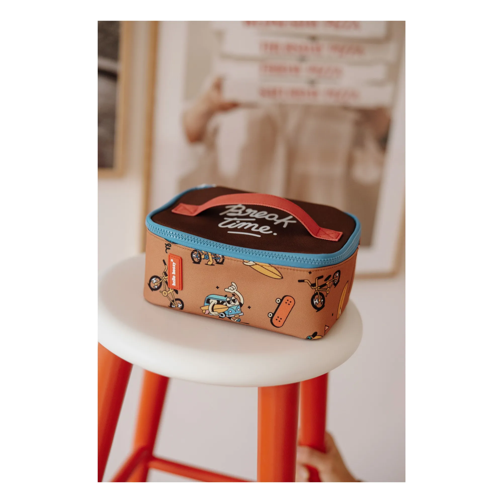 Lunch-Box Isotherme Mascots Ride | Marron- Image produit n°1