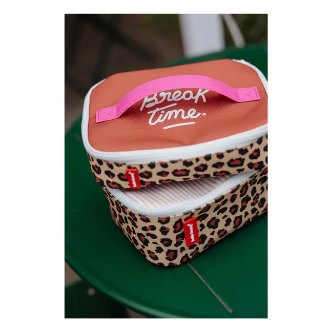 Snack-Box Isotherme Leopard | Marron