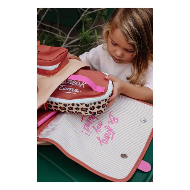 Snack-Box Isotherme Leopard | Marron