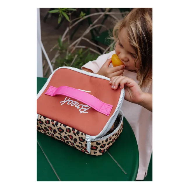 Snack-Box Isotherme Leopard | Marron