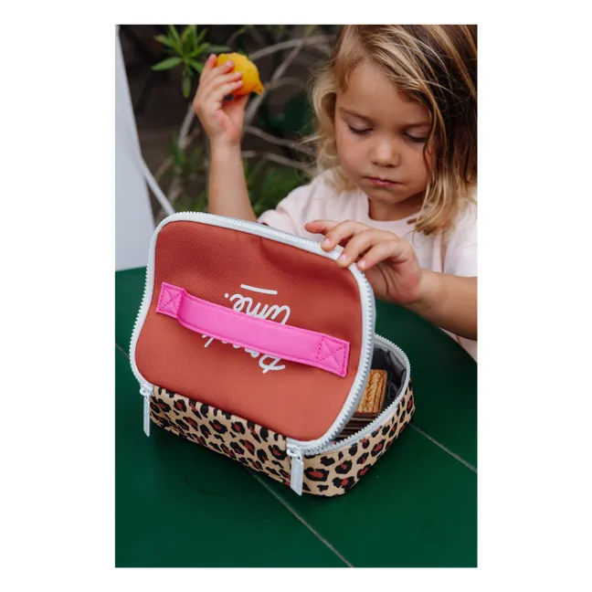 Snack-Box Isotherme Leopard | Marron