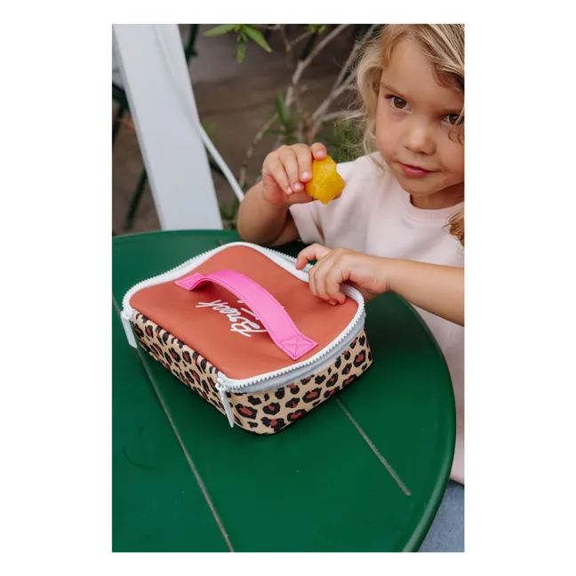 Snack-Box Isotherme Leopard | Marron