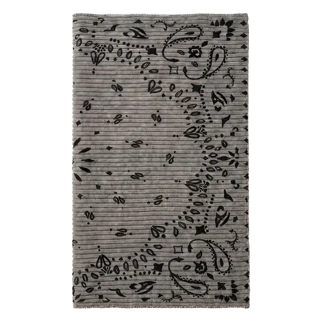 Foulard Come Bandana Cachemire | Vert kaki chiné