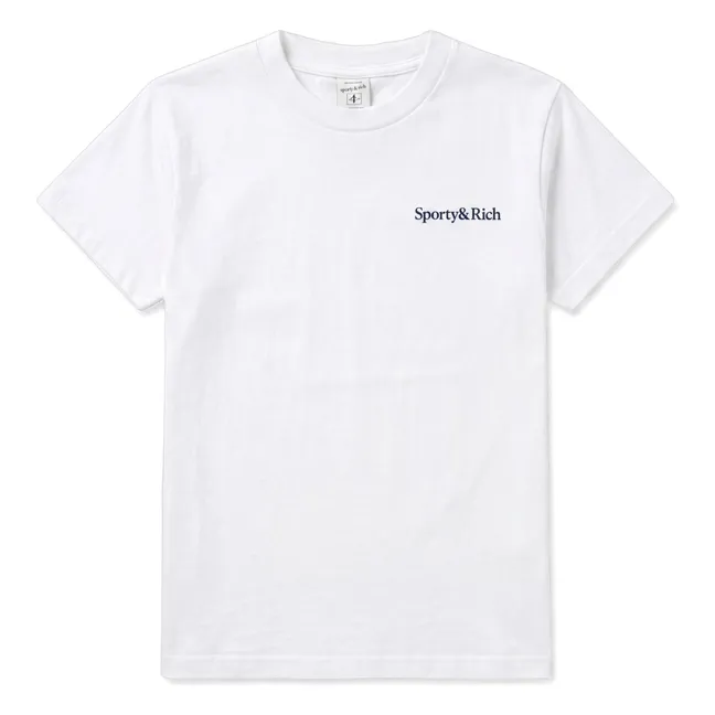 T-shirt Drink More Water Coton Recyclé | Blanc