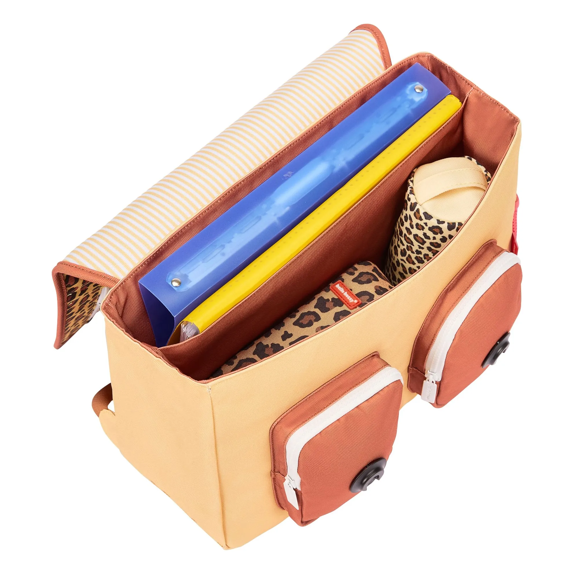 Cartable Leopard | Marron- Image produit n°4