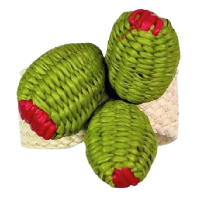 Rond de serviette olives | Vert