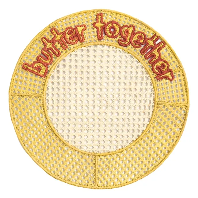 Butter Together placemat | Pale yellow