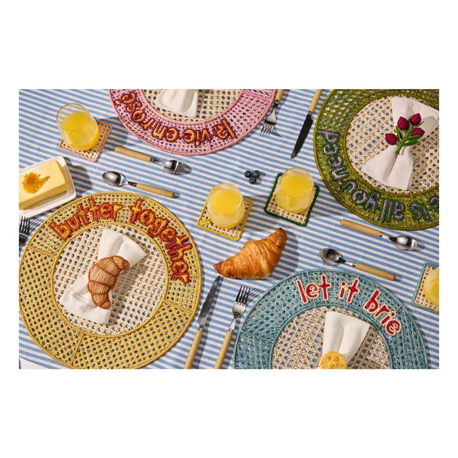 Butter Together placemat | Pale yellow