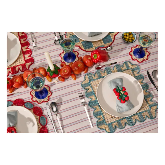Mercado placemat | Light blue