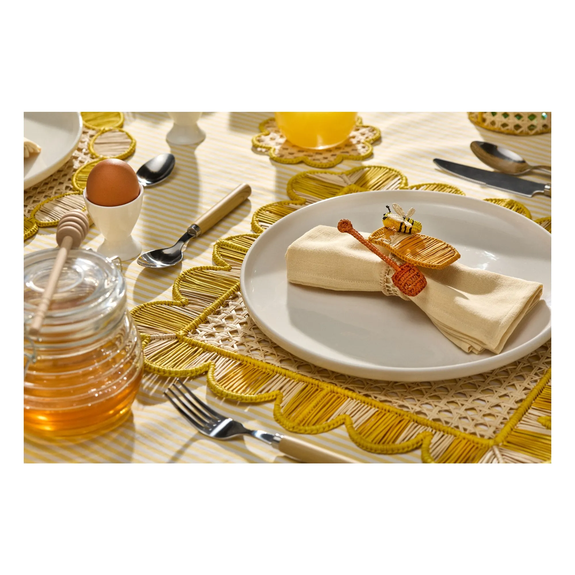 Set de table Mercado | Jaune- Image produit n°1