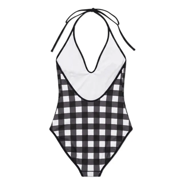 Maillot de Bain Kylie Carreaux | Noir
