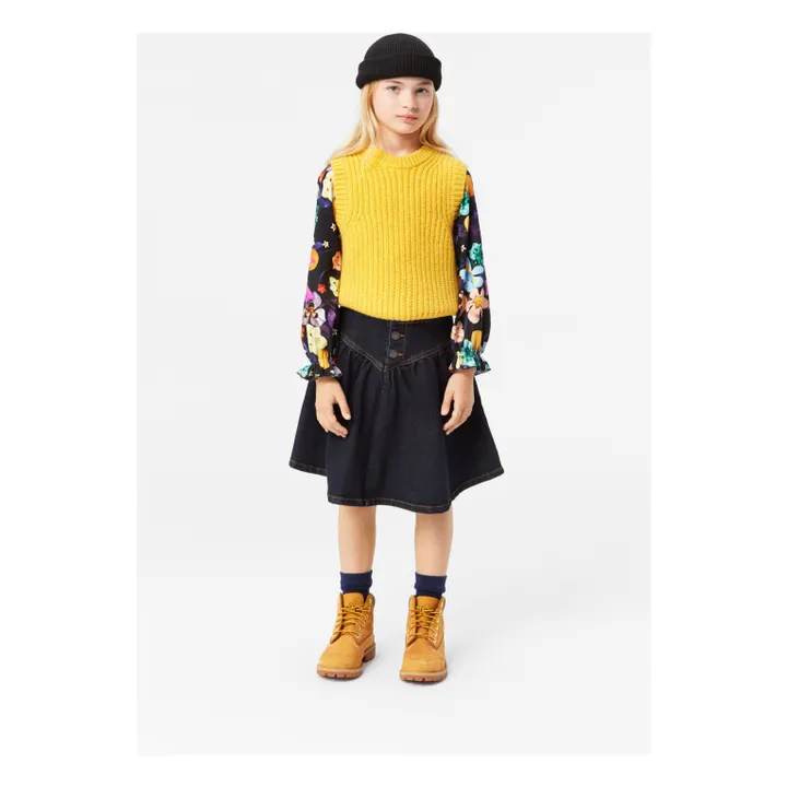Molo Gilberte Wool Sleeveless Sweater Mustard Smallable