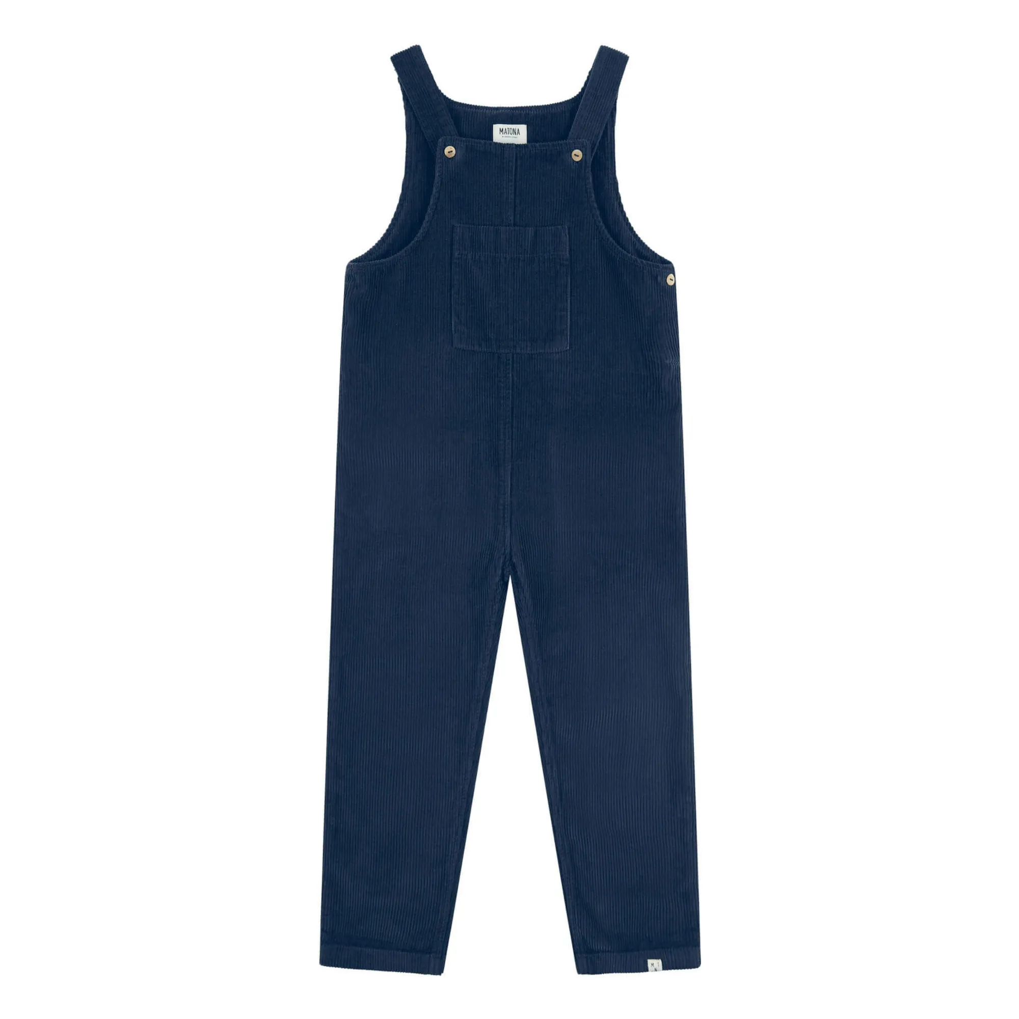 Matona Peacock Blue Corduroy Dungarees