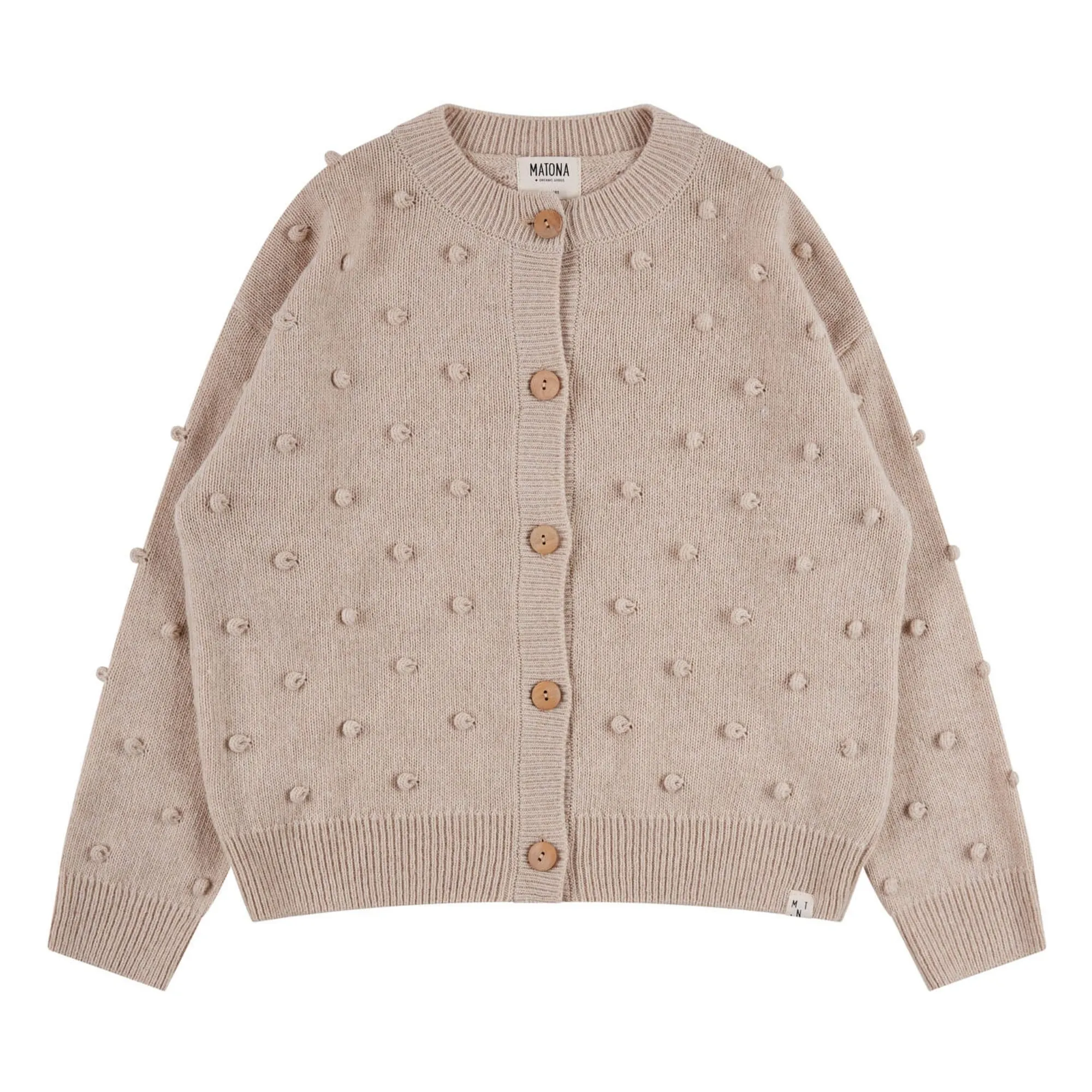 Matona Sand Popcorn Cardigan