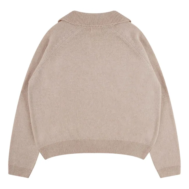 Pullover Polokragen | Sandfarben